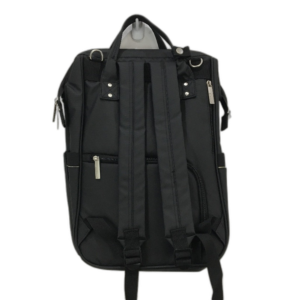 Pipi Bear Black Multi-functional Waterproof Baby Nappy Diaper Backpack NEW