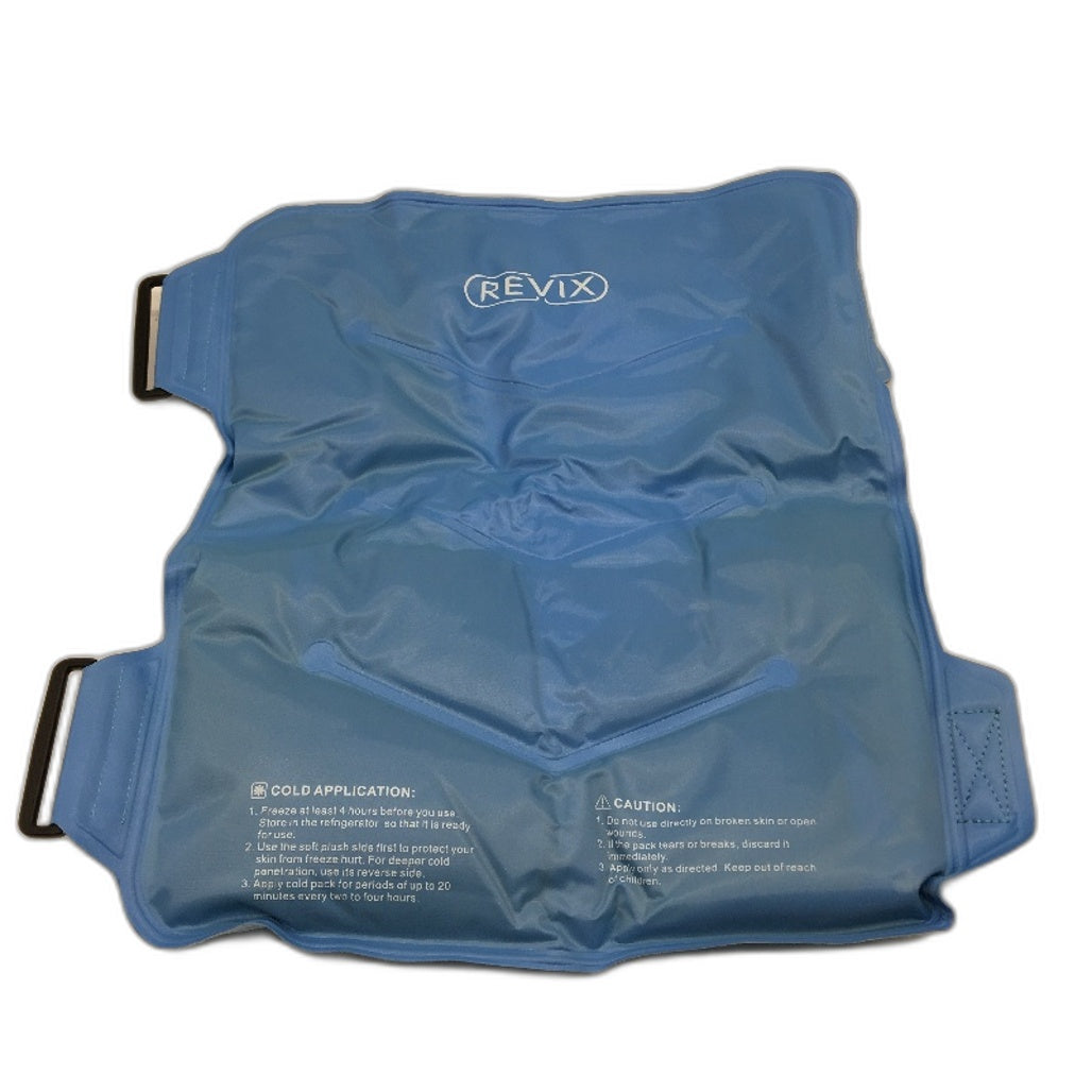 Revix REX118 Reusable Flexible Blue Gel Ice Pack for Hip Plush Lining NEW