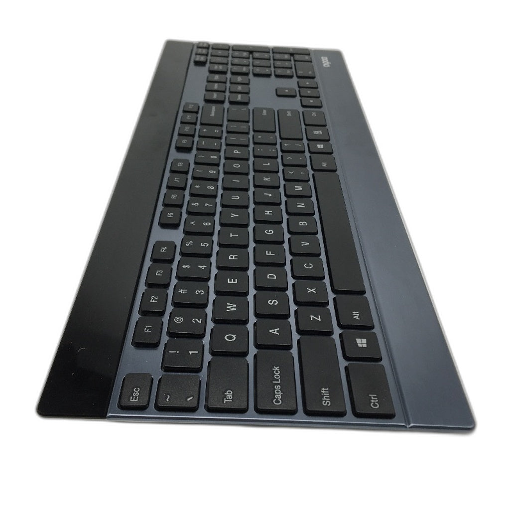 Rapoo 9900M Multi Mode Wireless Low Profile Slim Black Keyboard & Mouse NEW