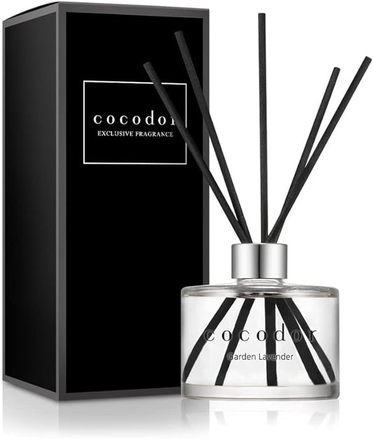 Cocodor Signature Oil Diffuser & Reed Diffuser Sticks Garden Lavender 200ml NEW