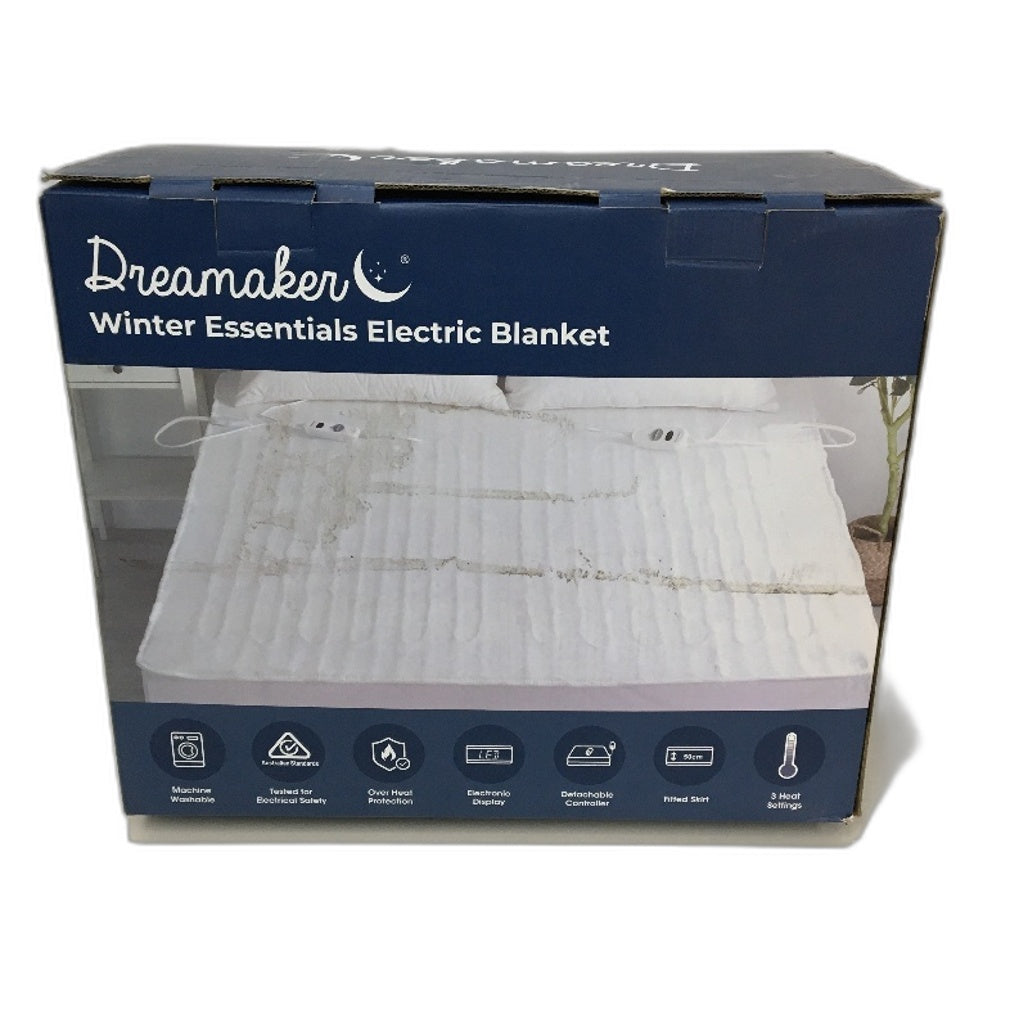 Dreamaker Winter Essentials Electric Blanket Queen 3 Heat Settings NEW