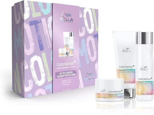 Wella Professional Colour Motion Strength & Protection Trio Set Gift Pack NEW