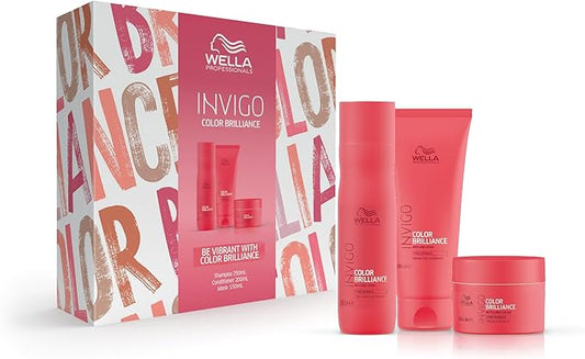 Wella Professional Be Vibrant Invigo Colour Brilliance Trio Set Gift Pack NEW