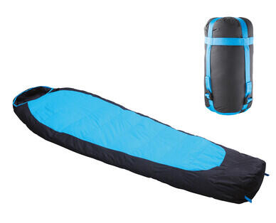 Adventuridge Blue Water Repellent Lightweight Duck Down Sleeping Bag Left NEW