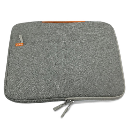 JETech Grey Laptop Sleeve Macbook Pro Waterproof Pocket & Inner Foam Cushion NEW