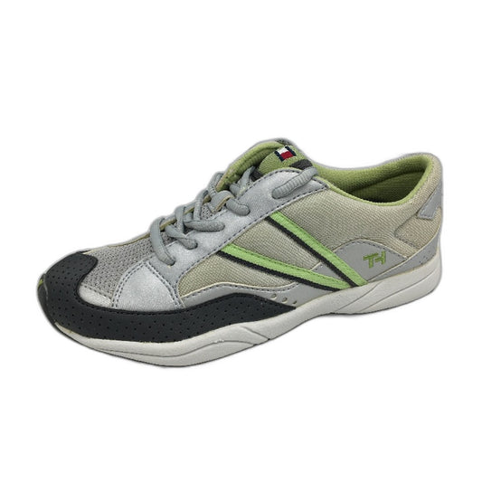 Tommy Hilfiger Caryn II Silver Grey Sneaker Shoe Youth Size US 2 EUR 33.5 NEW