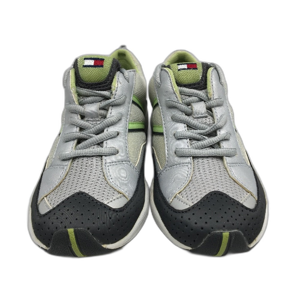 Tommy Hilfiger Caryn II Silver Grey Sneaker Shoe Youth Size US 2 EUR 33.5 NEW