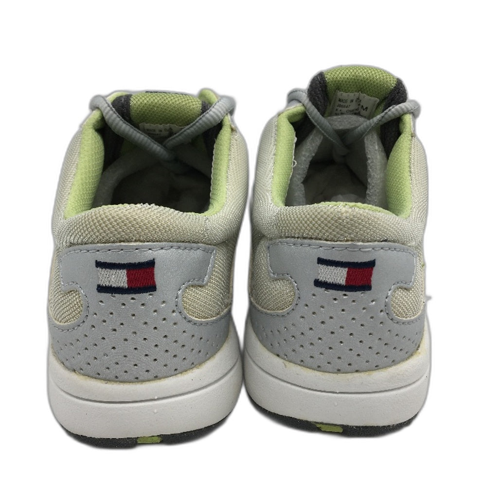 Tommy Hilfiger Caryn II Silver Grey Sneaker Shoe Youth Size US 2 EUR 33.5 NEW