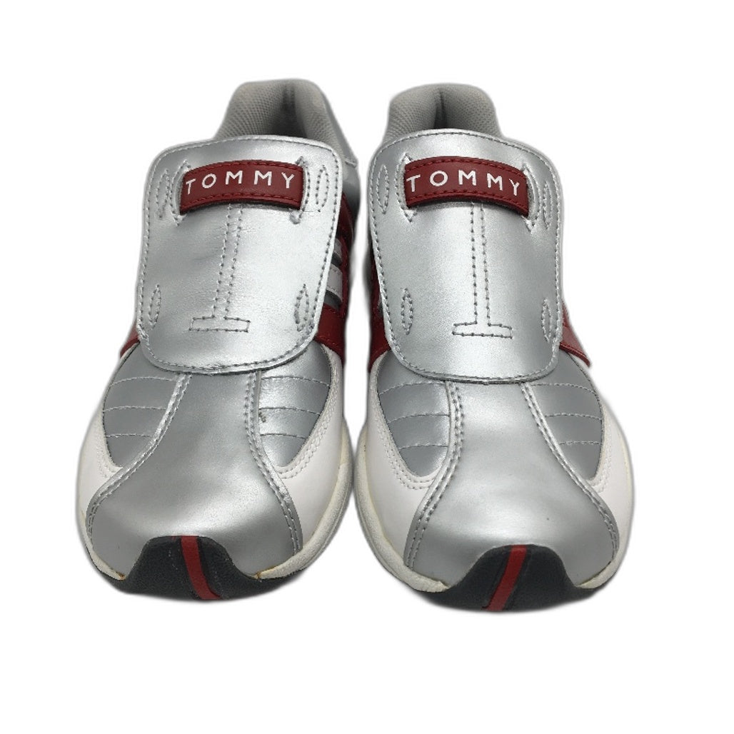 Tommy Hilfiger Caryn II Silver White Slip On Shoe Youth Size US 5 EUR 37.5 NEW