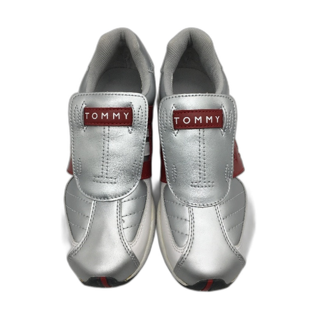 Tommy Hilfiger Caryn II Silver White Slip On Shoe Youth Size US 4 EUR 36 NEW