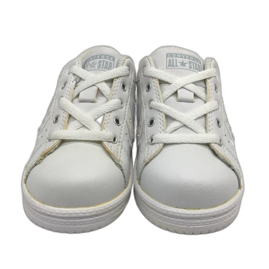 Converse Infants EV Pro II Ox White Leather Sneaker Shoe Size US 6 EUR 22 NEW