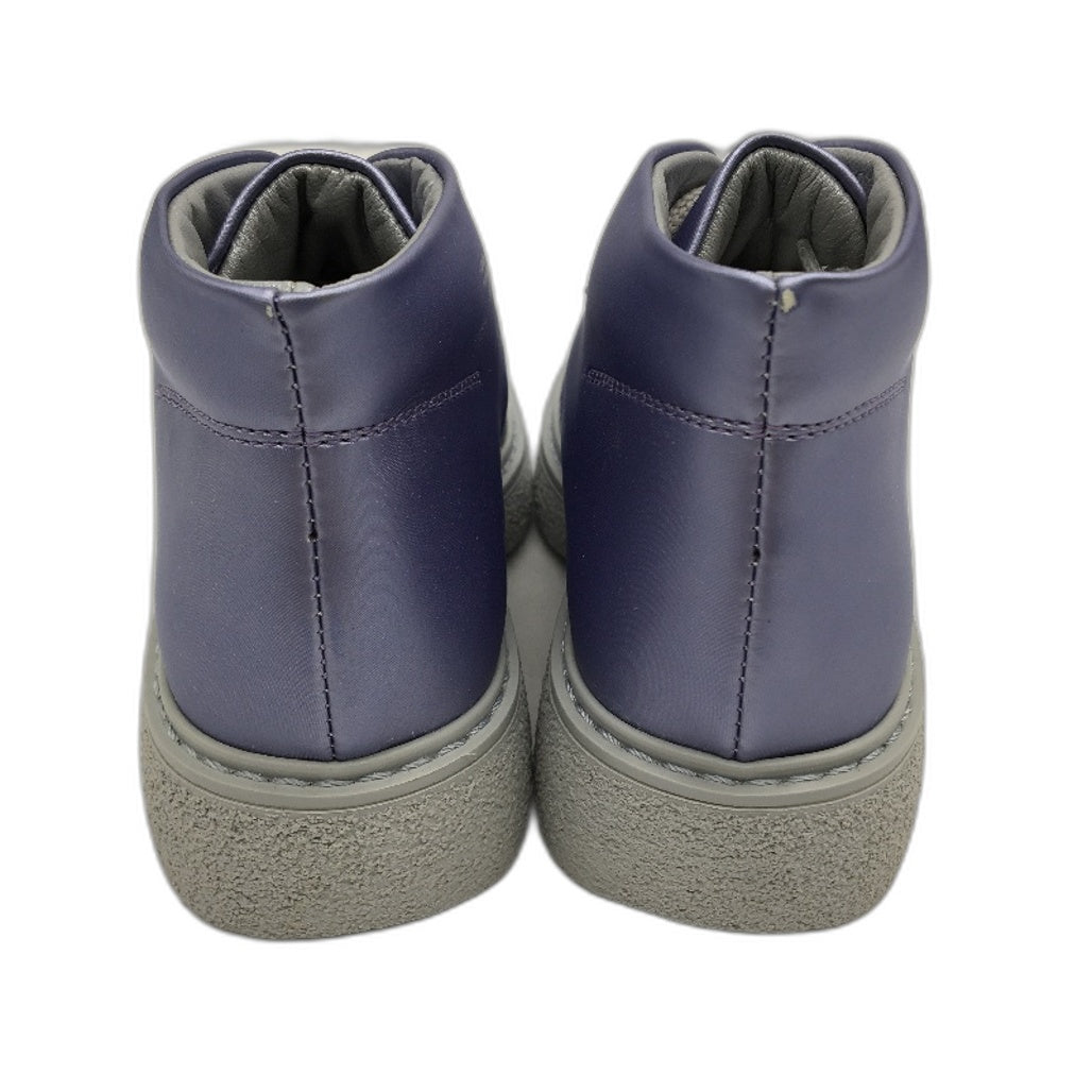 Jolie Amie Madeleine Lilac Satin Pearl Purple Kids Boots Sz US 9 EUR 25 NEW