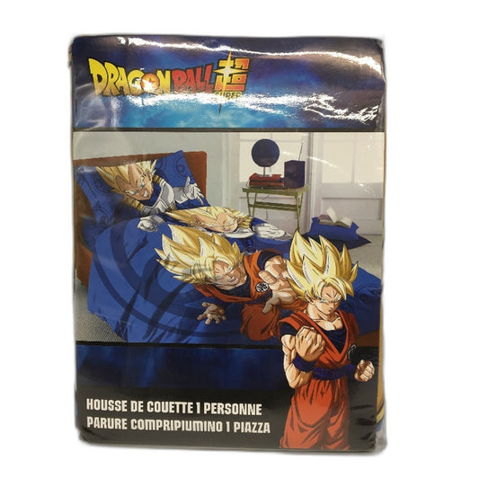 Toei Animation Dragon Ball Super Print Blue Single Duvet Cover Set 155x200cm NEW