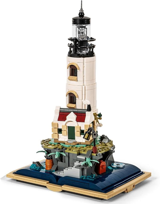 1016pcs Island Lighthouse Magic Book Building Block Set for Ages 6 Plus NEW