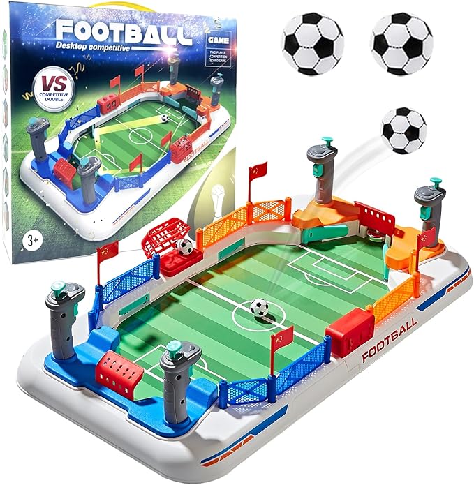 Little Bessn Mini Foosball Soccer Tournament Style Desk Top Board Game NEW