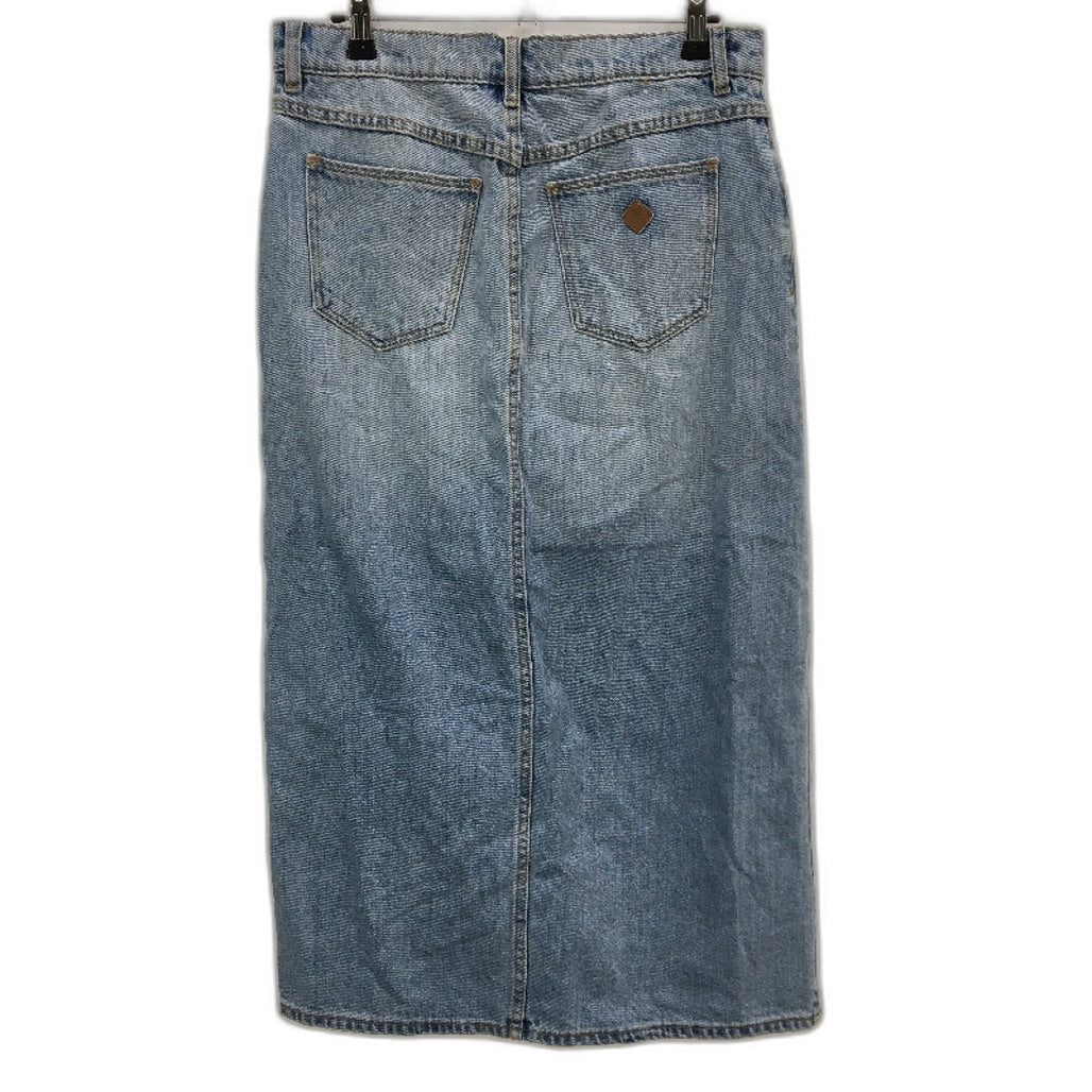 Abrand Jeans A 99 Low Rise Denim Pale Blue Maxi Skirt Ladies Size AU 8 NEW