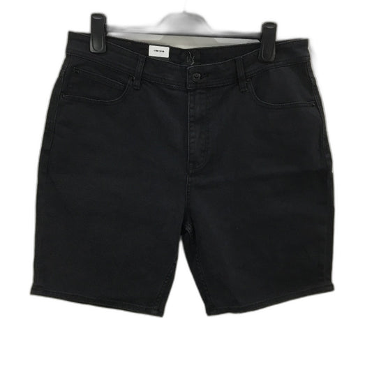 Lee Z-Roadie Skinny Fit Lunar Black Cotton Denim Shorts Mens Size 36 NEW