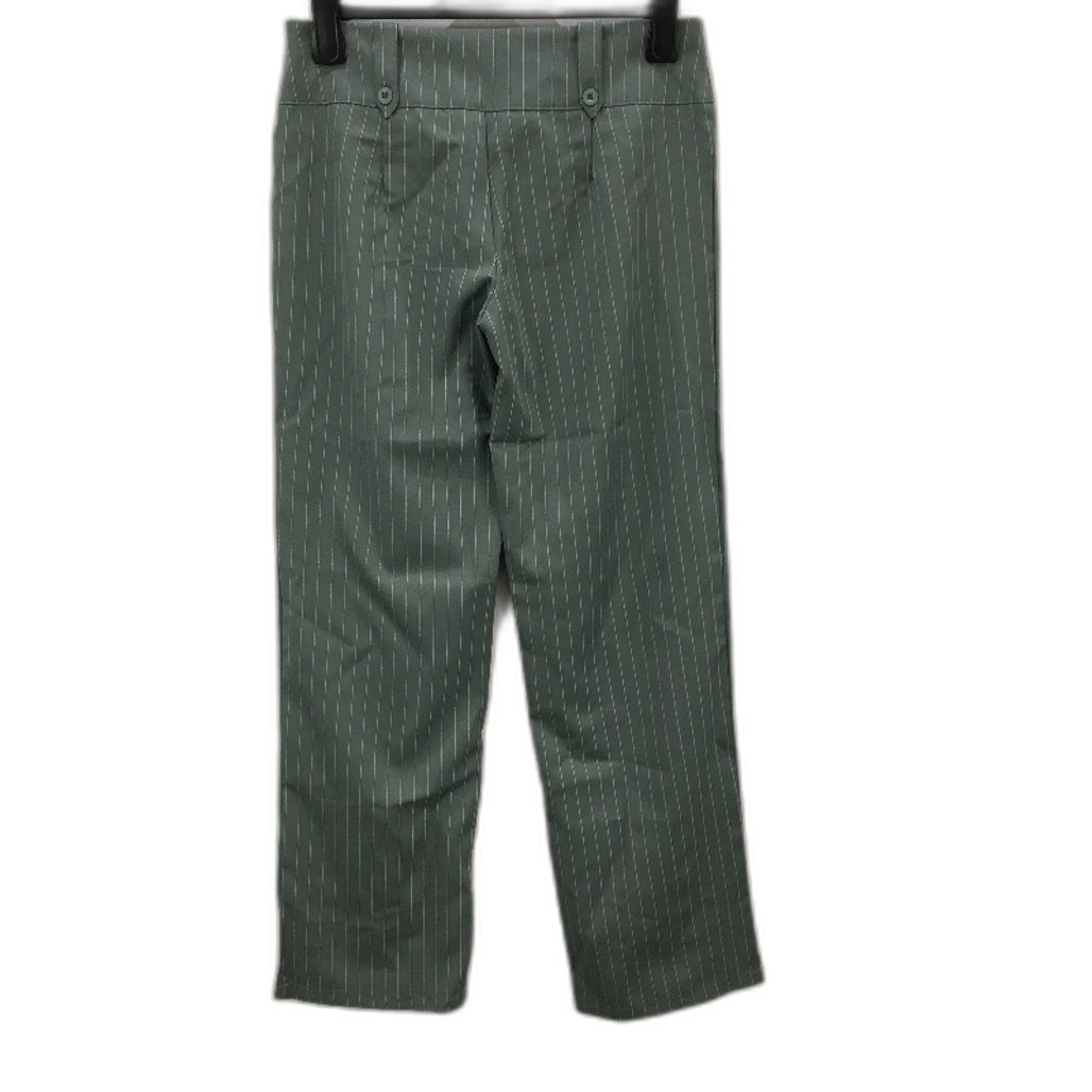 Neon Hart Sage Green Straight Leg Pinstripe Pants Ladies Size Small NEW