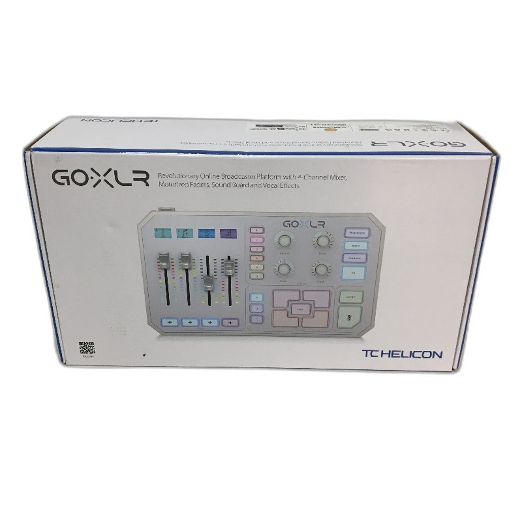TC Helicon GoXLR Online Broadcaster Platform 4 Channel Mixer White DEMO