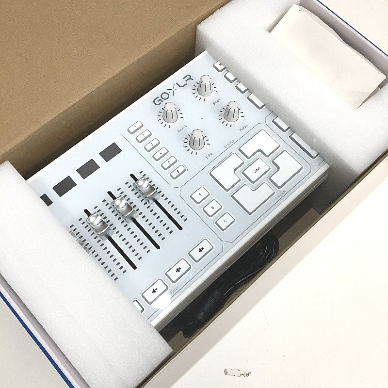 TC Helicon GoXLR Online Broadcaster Platform 4 Channel Mixer White DEMO