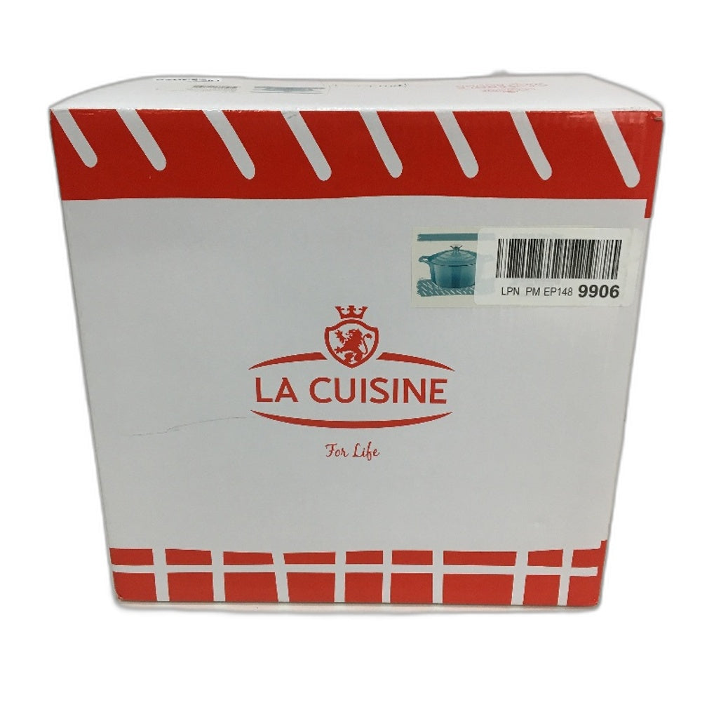 La Cuisine 20cm Enameled Cast Iron Dutch Oven Casserole Pot in Pale Blue NEW