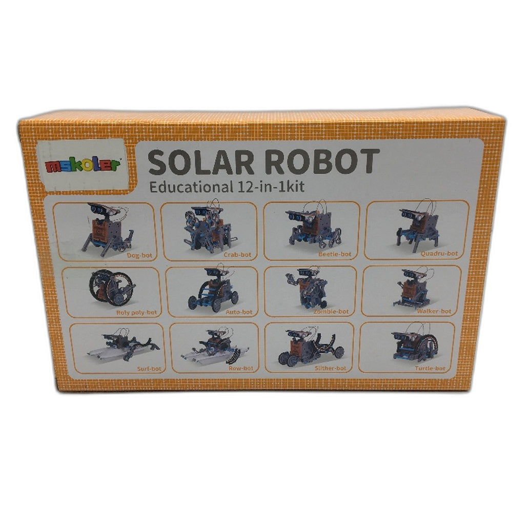 Mskoler 12 in 1 190pcs Solar Powered Robot Building Kit Ages 8 Plus NEW