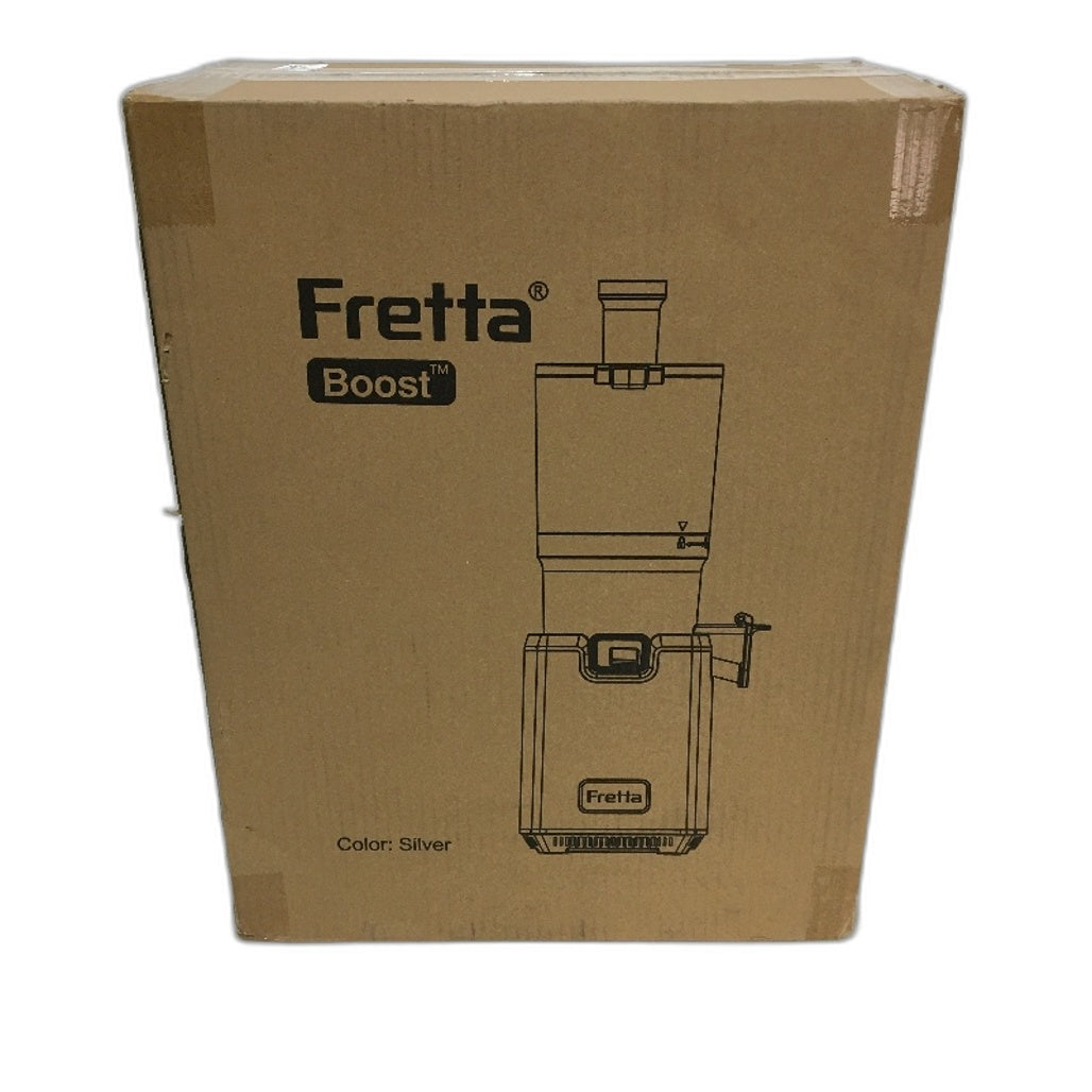 Fretta Boost 5.3 Inch Chute BPA Free 250W Masticating Slow Cold Press Juicer NEW