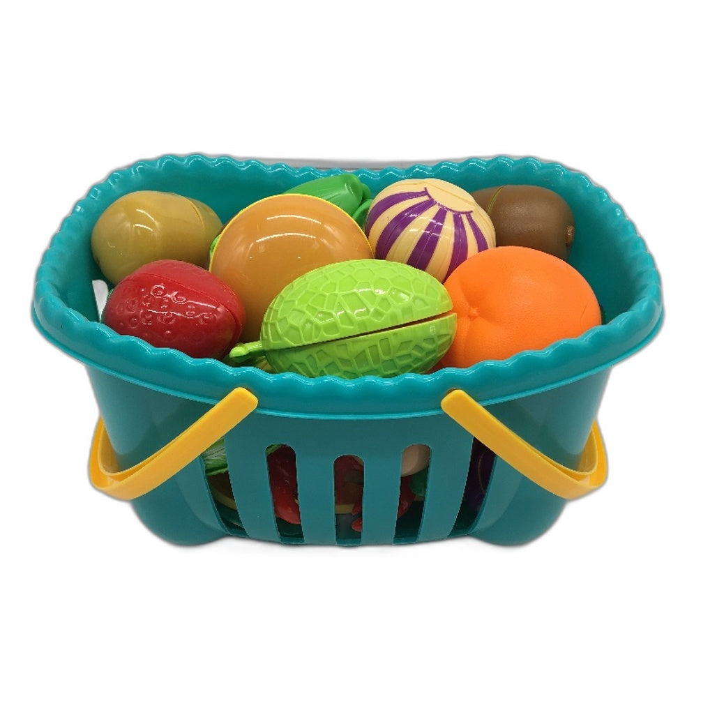 Remoking Food Basket Toy Set Pretend Play Tactile Learning Food NEW