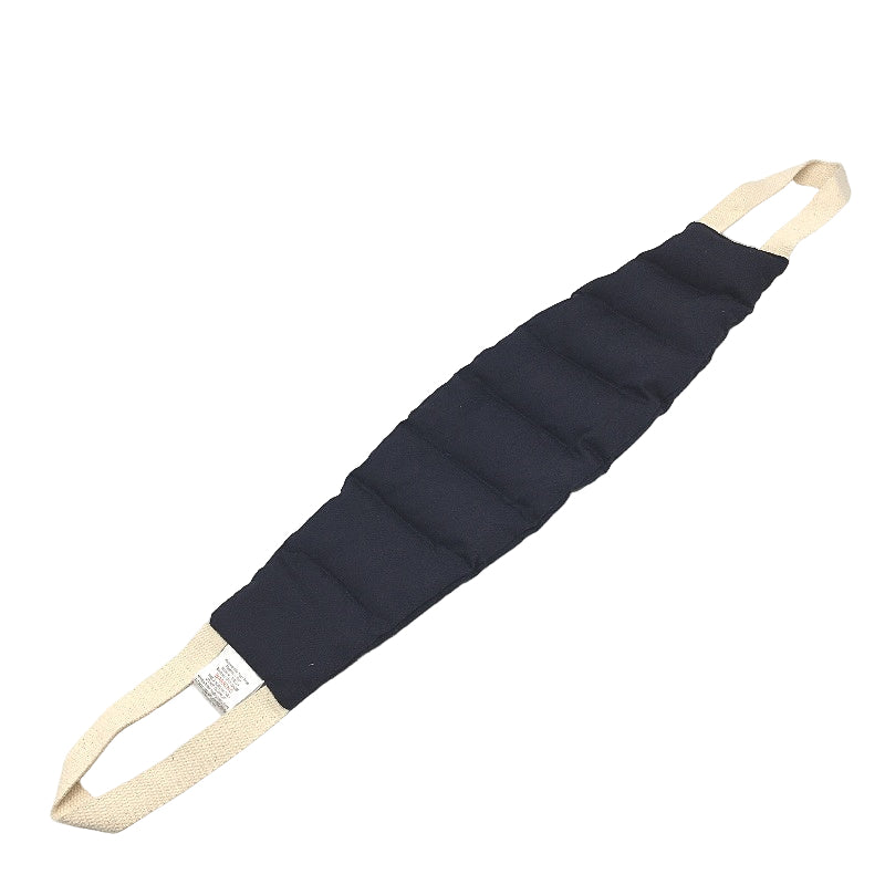 Uncn Wheat Microwavable Hot Therapy Neck Wrap with Handles in Navy Blue NEW