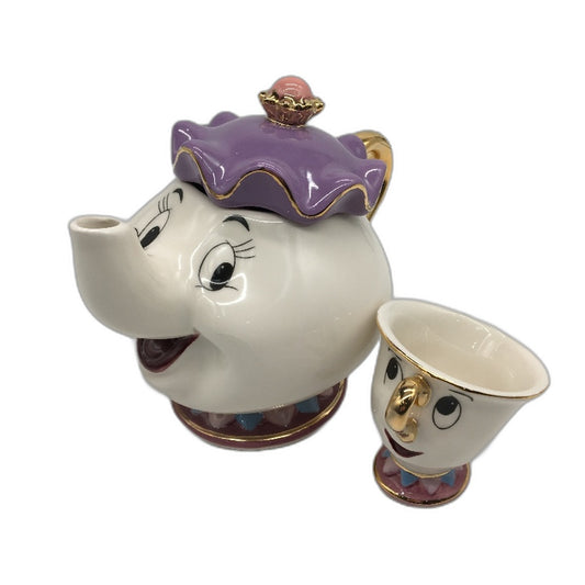 Kato Kogei Disney Beauty and the Beast Mrs Potts & Chip Novelty Teapot NEW