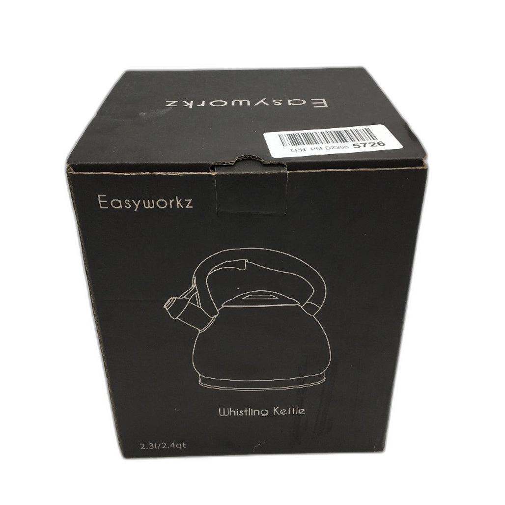 Easyworkz 2.3L Stainless Steel Steel Stovetop Whistling Tea Kettle NEW