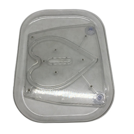 360 Degree Transparent Refrigerator Rotating Storage Tray 35x26cm NEW