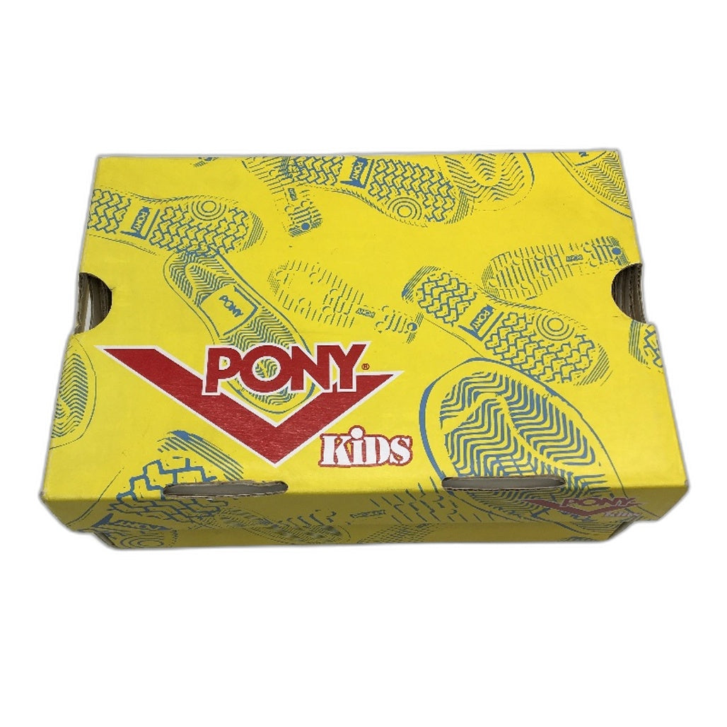 Pony Kids Grey Shooter 78 Low Cut Canvas Sneaker Youth Sze US 3 EUR 35 NEW