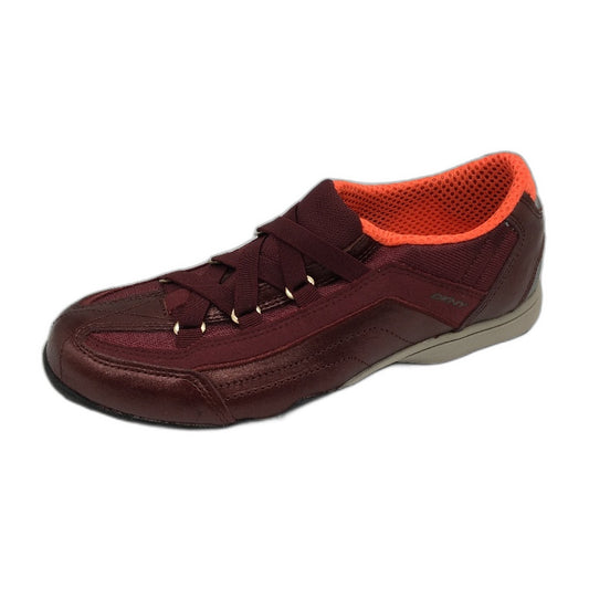 DKNY Mulberry Leather Empire Teck Slip On Casual Sneaker Shoe Ladies Size 6 NEW