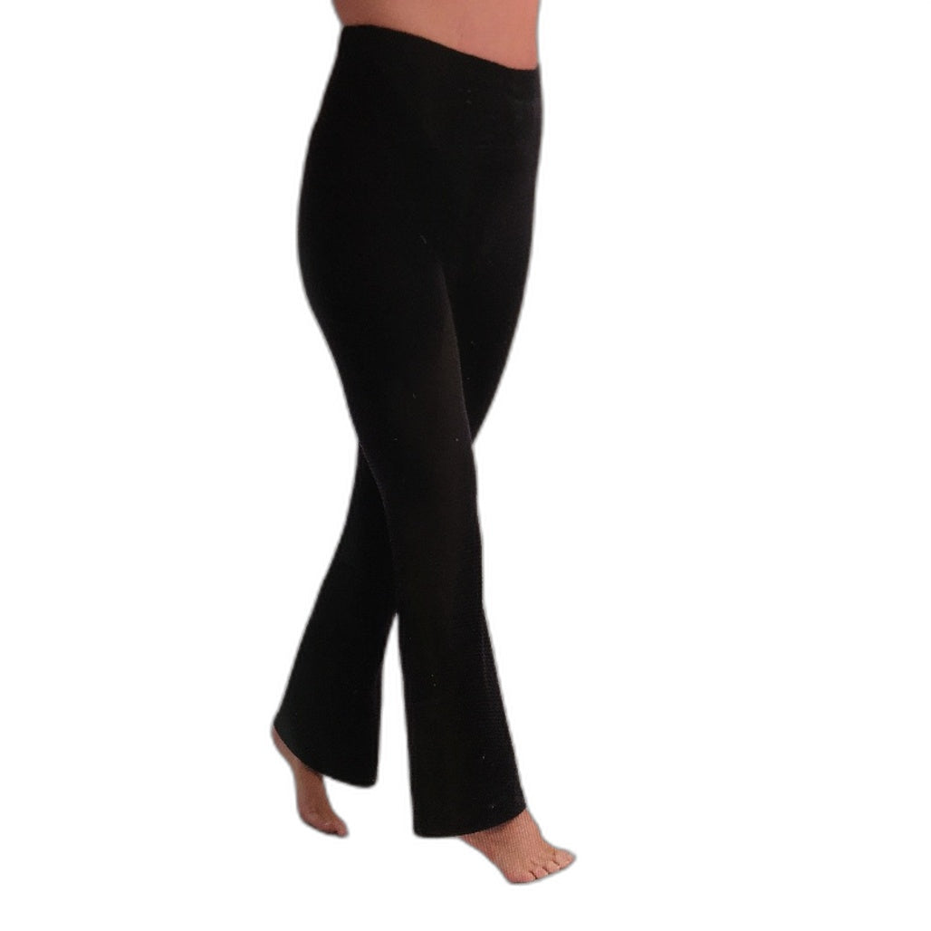 Crane Performance Black Stretch Moisture Regulating Flare Pants Ladies Sze L NEW