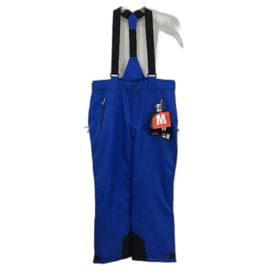 Crane Performance Royal Blue Fixed Bib & Brace Ski Pants Mens Size M NEW