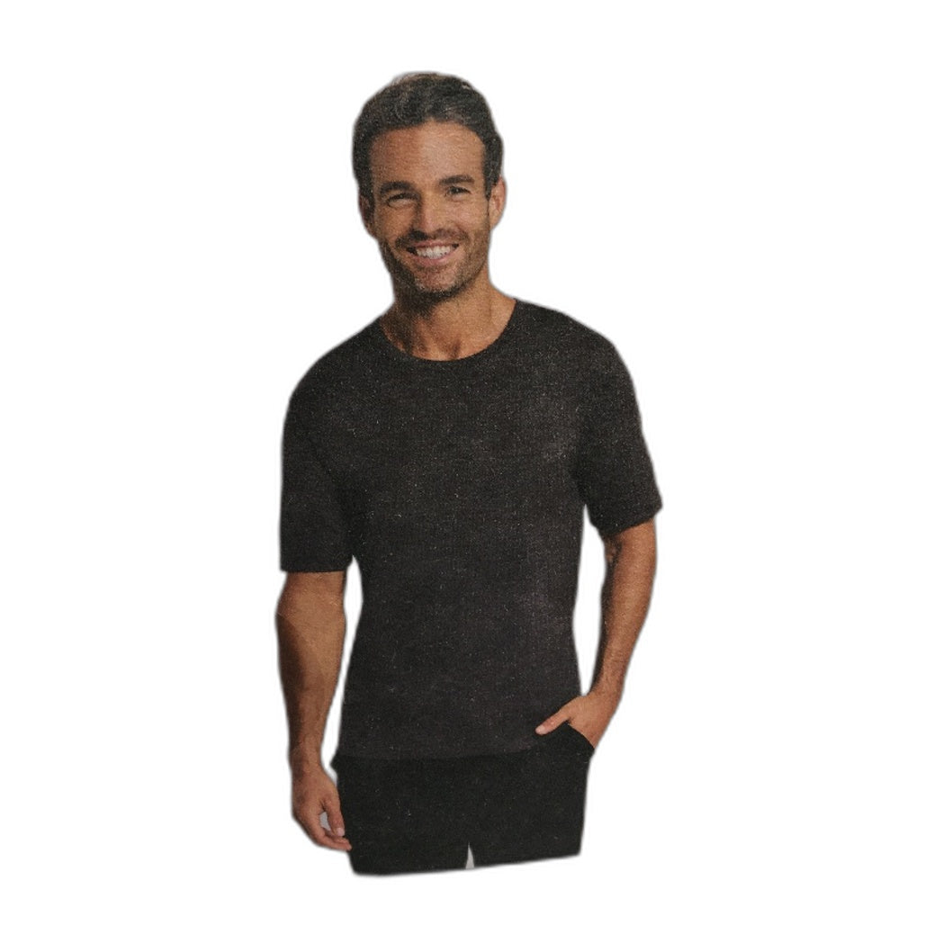 Crane Performance 100% Merino Fine Wool Grey Short Sleeve Top Mens Size XXL NEW