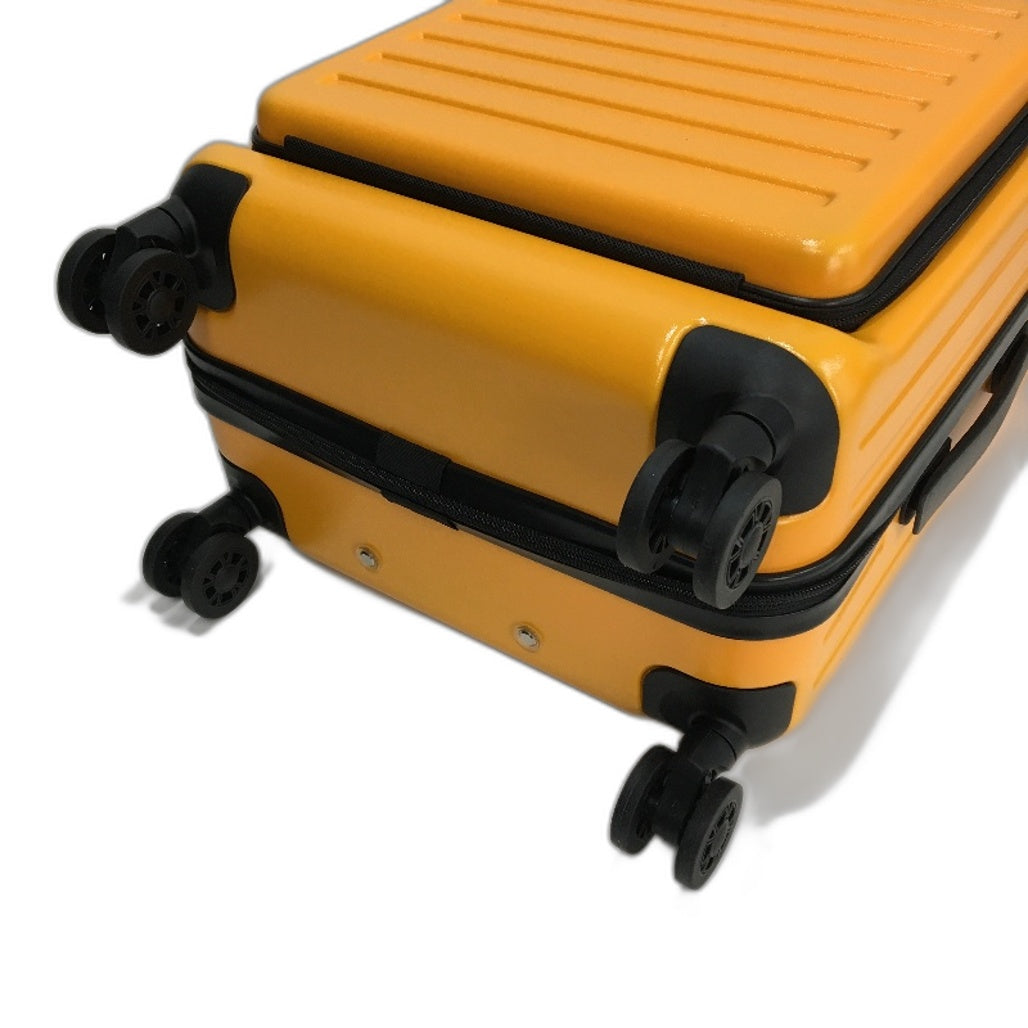 TydeCkare 20 Inch Orange 50cm Carry On Travel Luggage Suitcase With TSA Lock NEW