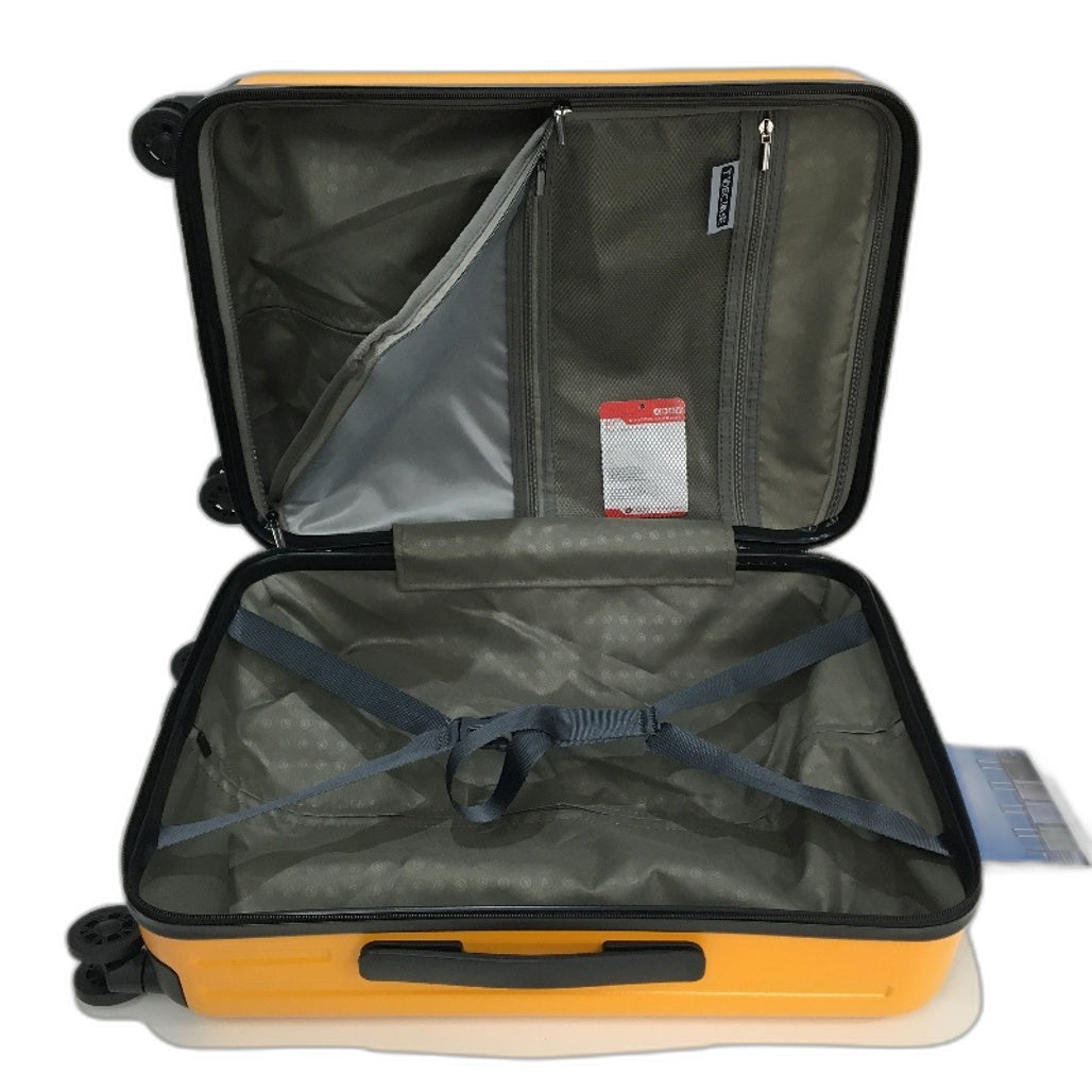 TydeCkare 20 Inch Orange 50cm Carry On Travel Luggage Suitcase With TSA Lock NEW