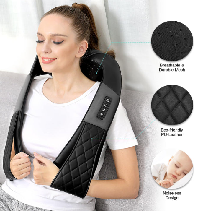Renpho U-Neck 2 Neck & Shoulder Massager Kneading Shiatsu & Heat RP-SNM061 NEW