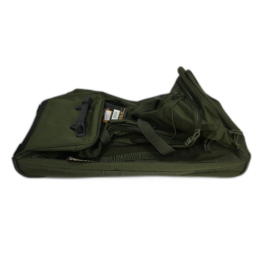 Highland Tactical Squad Rolling Duffel Bag Soft Suitcase Army Green