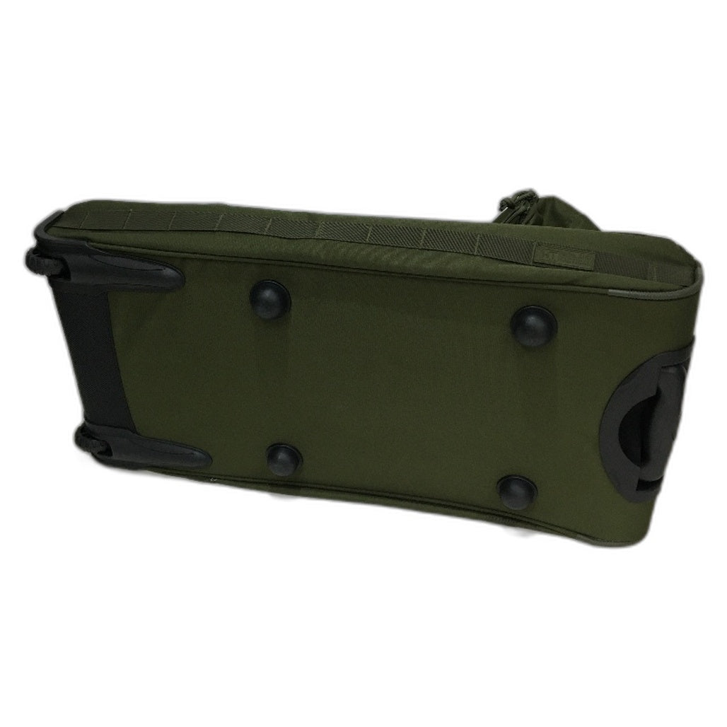 Highland Tactical Squad Rolling Duffel Bag Soft Suitcase Army Green
