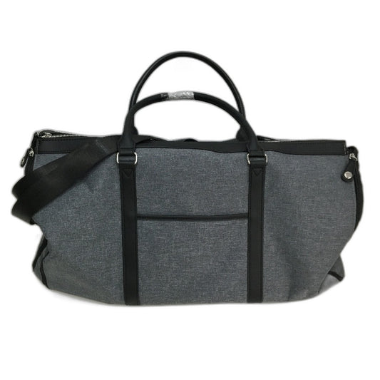 Large Capacity Duffel Bag Multi-Compartment Travel Bag Grey & Black