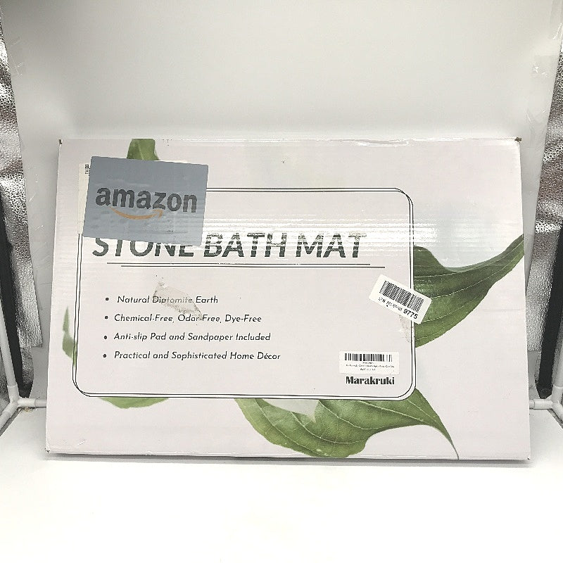 Marakruki Stone Bath Mat Natural Diatomite Quick Drying Solid Mat Non-Slip