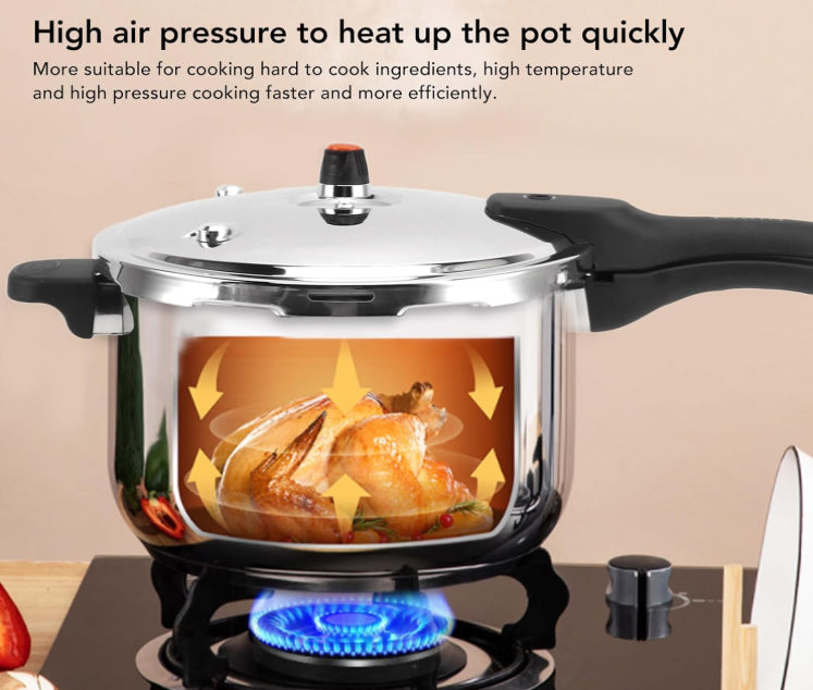 Liantong 12L Stainless Steel Pressure Cooker Multifunctional Cooking Pot
