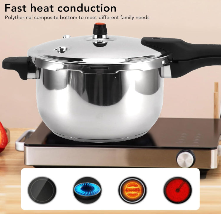 Liantong 12L Stainless Steel Pressure Cooker Multifunctional Cooking Pot