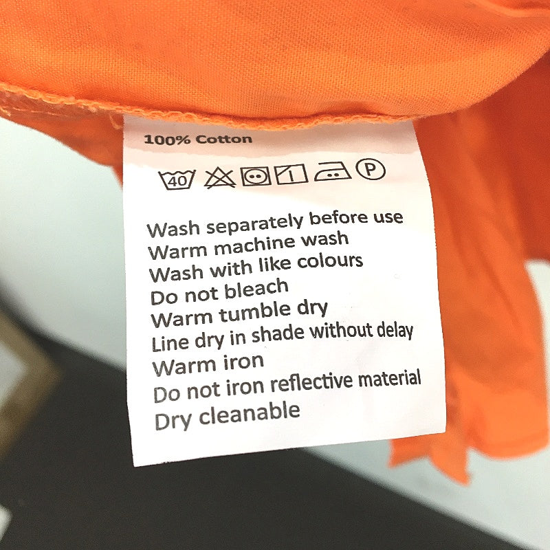 Hard Yakka Orange Hi-Vis Long Sleeve Button Up Vented Work Shirt Ladies Sz AU 18