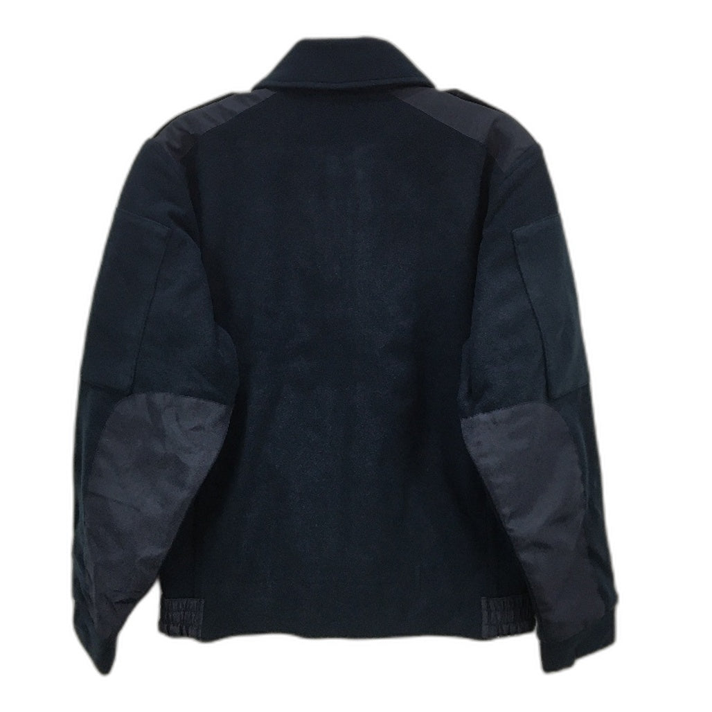 Hard Yakka Navy Button Up Fleece Collared Work Jacket Mens Size Small