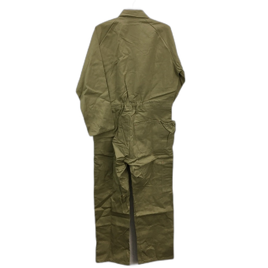 Hard Yakka Khaki Button Up Drill Work Coverall Mens Size 89L Waist