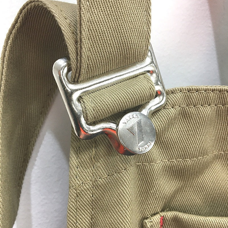 Hard Yakka Khaki Bib & Brace Cross Back Work Overalls Mens Size 117S